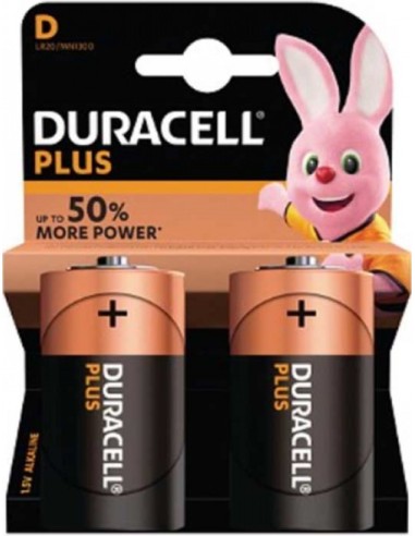 Batteria torcia alcalina 1,5V Plus Duracell