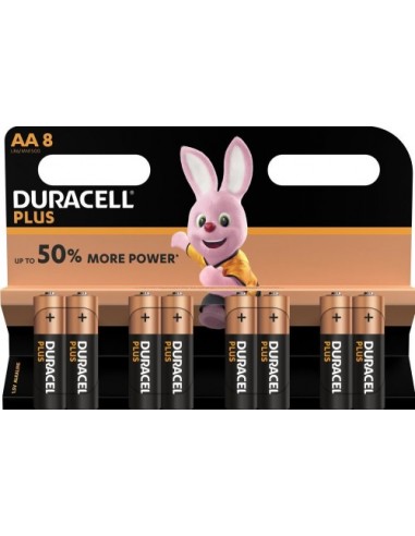 Batteria stilo AA alcalina 1,5V Plus Duracell