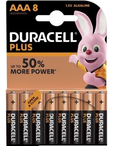 Batteria ministilo AAA alcalina 1,5V Plus Duracell
