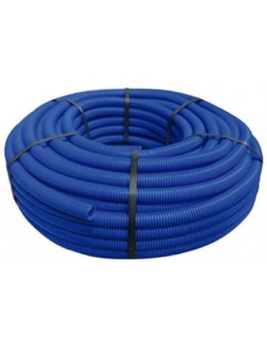 Tubo corrugato flessibile diametro 20 azzurro (100 metri)