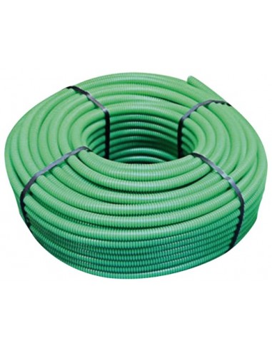 Tubo corrugato flessibile diametro 20 verde (100 metri)